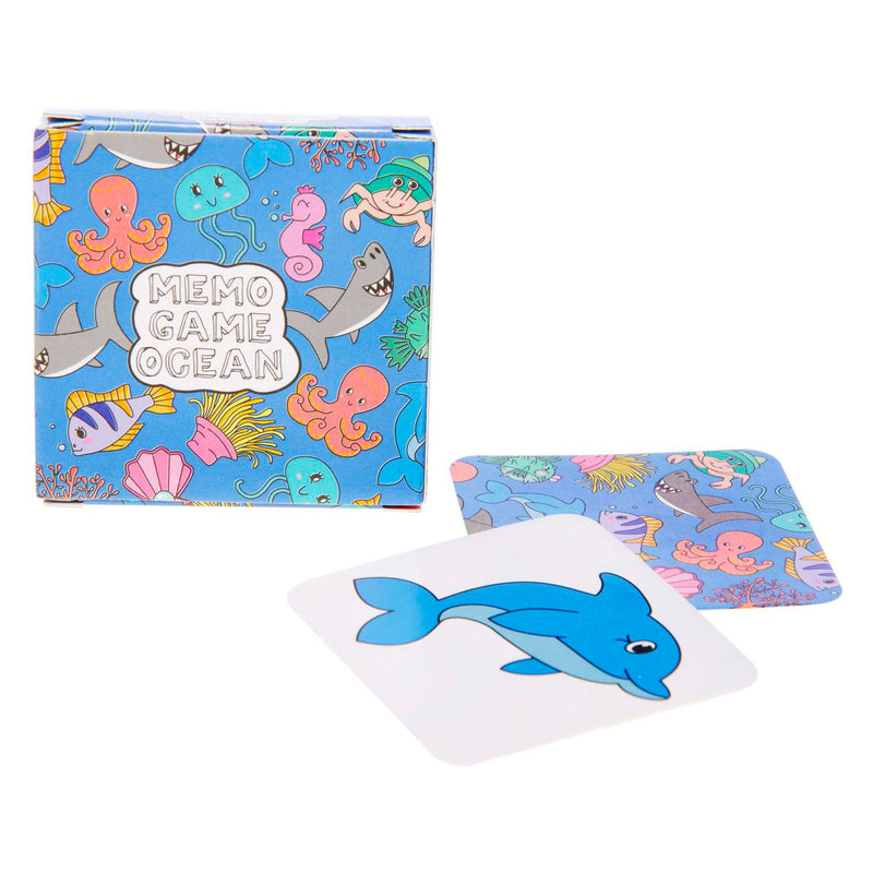 Load image into Gallery viewer, Duckiez mini memospel zeedieren, 28 kaarten
