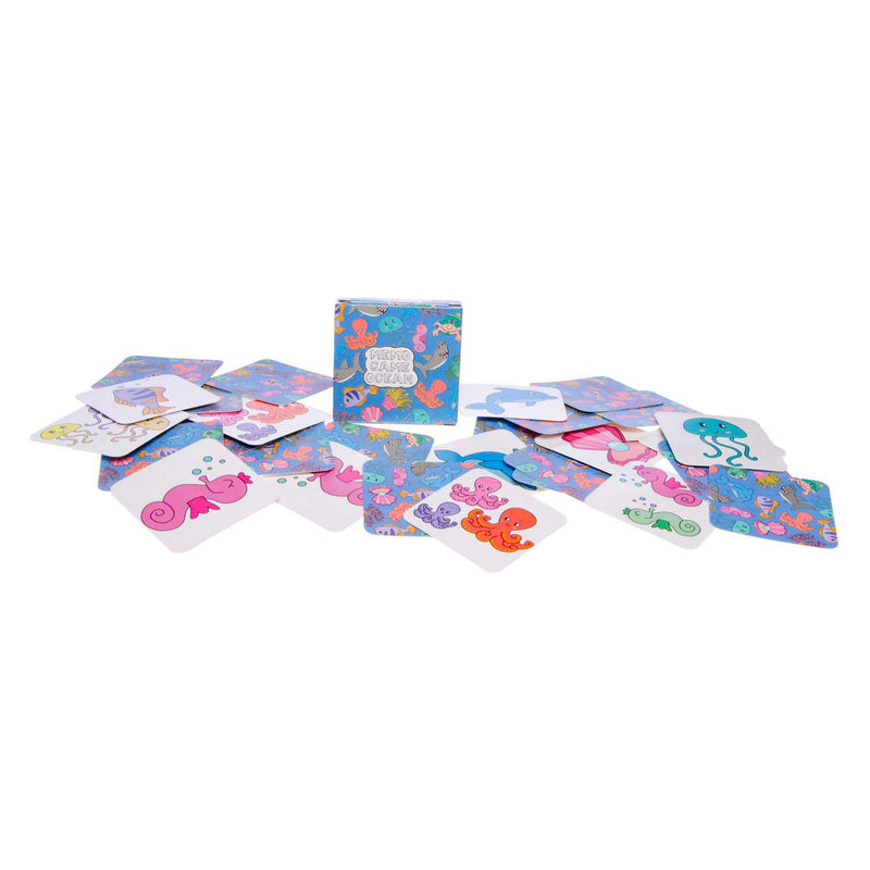 Load image into Gallery viewer, Duckiez mini memospel zeedieren, 28 kaarten
