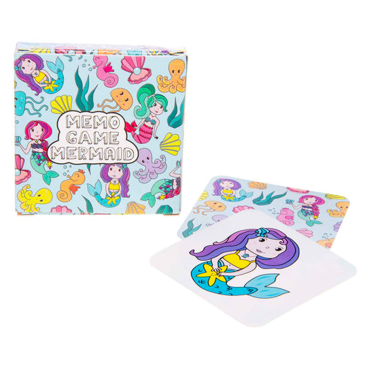 Duckiez mini memospel zeemeermin, 28 kaarten