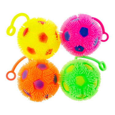 Duckiez pufferbal voetbal, 6,5cm