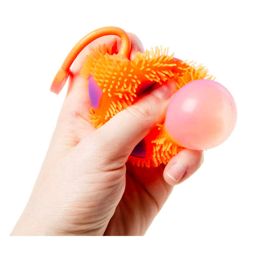 Duckiez pufferbal voetbal, 6,5cm