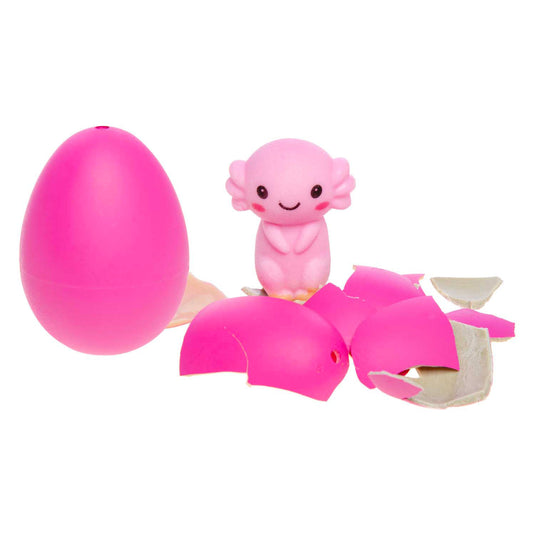 Duckiez groeiend ei axolotl