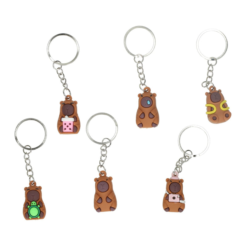 Load image into Gallery viewer, Duckiez sleutelhanger capybara
