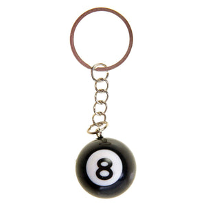Duckiez sleutelhanger biljartbal 8