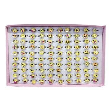Duckiez ring met emotie gezicht
