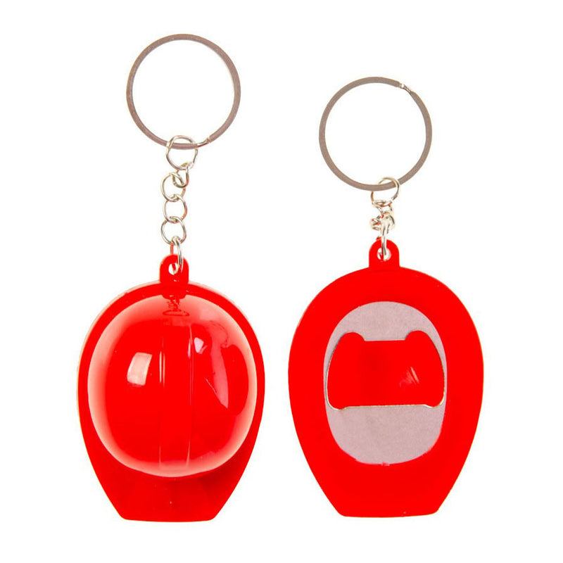Load image into Gallery viewer, Duckiez sleutelhanger gekleurde helm met flessenopener
