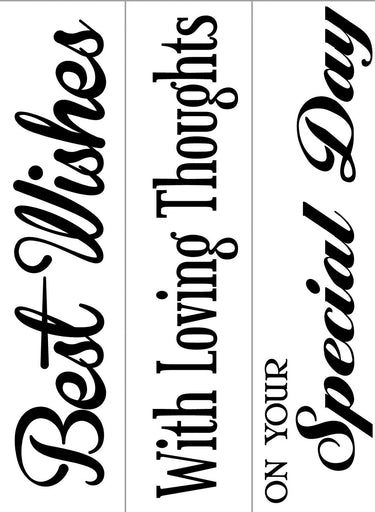 Darice • embossing sjabloon just because