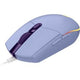 Muis logitech 910-005854 paars bedraad