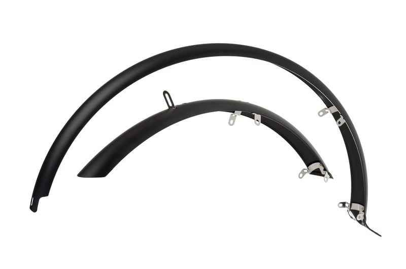 Load image into Gallery viewer, Sunny wheel kunststof spatbordset 28 inch ks 45 mm mat zwart
