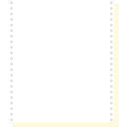 Computer-kettingpapier exacompta 24 x 28 cm 70 g m² geel, wit 1000 vellen