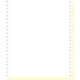 Computer-kettingpapier exacompta 24 x 28 cm 70 g m² geel, wit 1000 vellen