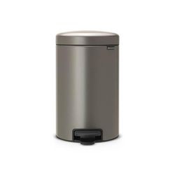 Brabantia pedaalemmer newicon 12 ltr platinum