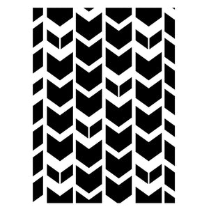 Darice • embossing sjabloon tribal chevron