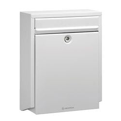Brievenbus decayeux d100 wit elektrolytisch verzinkt staalpolyester poeder