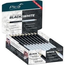 Pic potlood a pi54624-50 zwart, wit 50 stuks