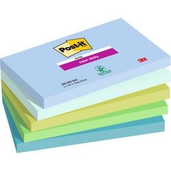 Pic super sticky notes post-it 655-5ss-oas blauw, groen