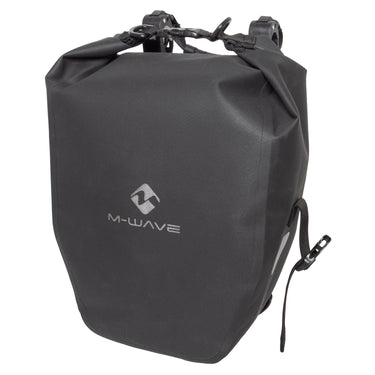 M-wave rough ride ii rack black series pannier bag