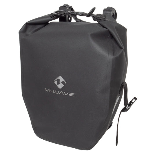M-wave rough ride ii rack black series pannier bag