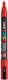 Uni posca pc3m verfmarker rood - ronde punt tot 1,3 mm