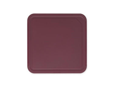 Brabantia tasty+ snijplank 25x0.8x25 cm aubergine rood