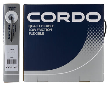 Cordo buitenkabel buitenkabel rem zwart 5mm 30 meter + liner werkplaats