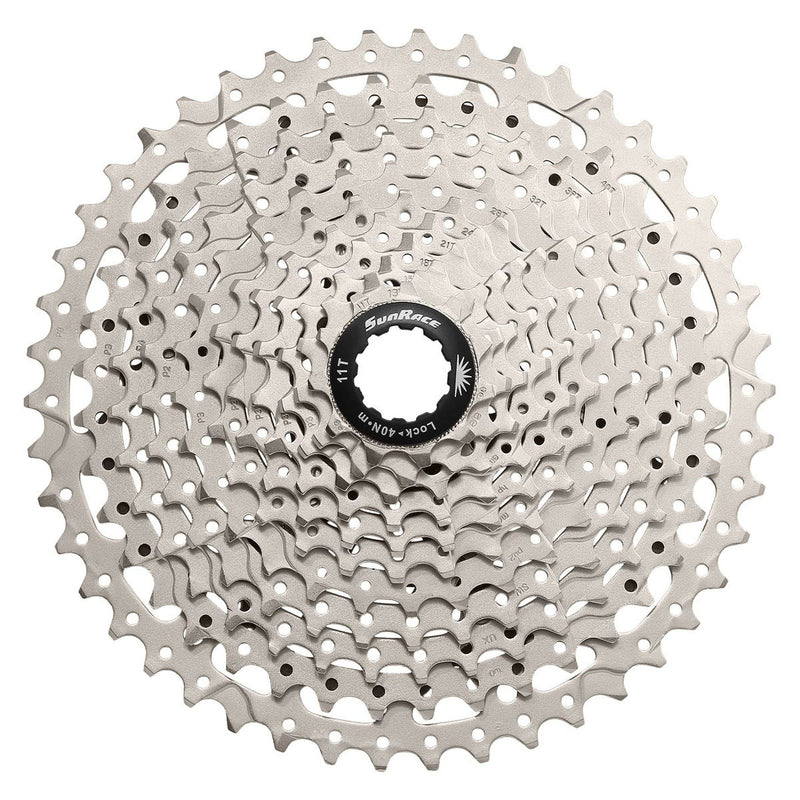 Load image into Gallery viewer, SunRace csms8 cassette 11 speed 11-40t. zilver in box
