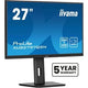 Monitor iiyama prolite zwart 209,5 mm x 613,5 mm x 550,5 mm