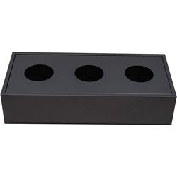 Plantenbak euroseats zwart 900 (b) x 400 (d) x 200 (h) mm