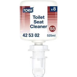 Toiletreiniger tork s5 transparant 425302 8 stuks à 525 ml