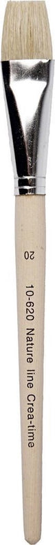 Creativ company nature line varkensharen kwast , 20 , korte steel, 12 stuks