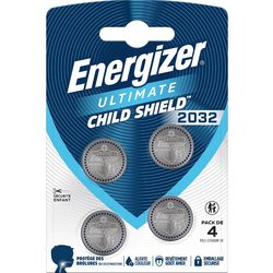 Enerdis energizer knoopcel ultimate lithium 3v cr2032 (4st)