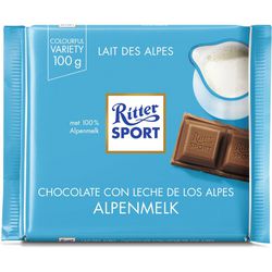 Chocolade ritter sport blauw