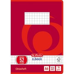 Schrijfblok ro herlitz a6 32sheets squar