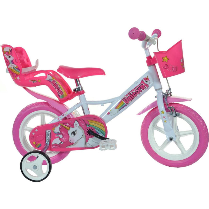 Load image into Gallery viewer, Dino kinderfiets unicorn 12 inch

