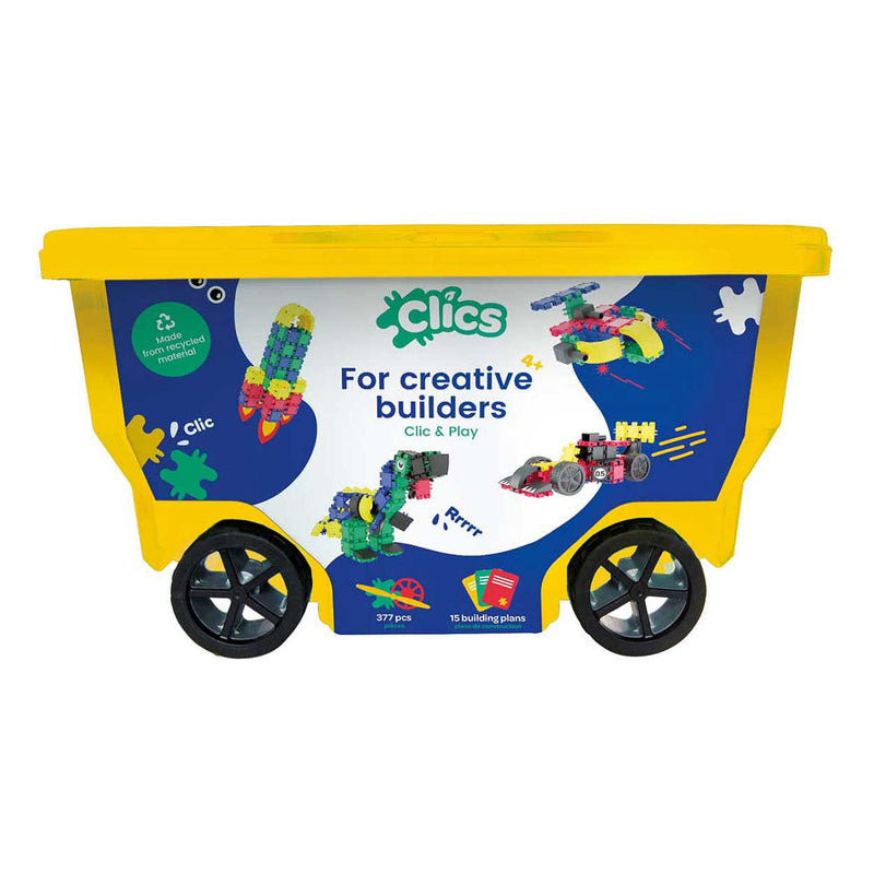 Load image into Gallery viewer, Clics rolbox bouwblokken - bouwset 15in1
