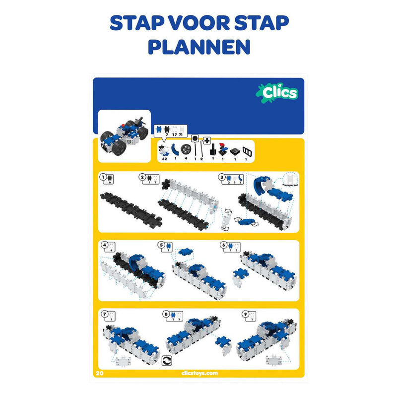 Load image into Gallery viewer, Clics bouwboek - 32 bouwplannen
