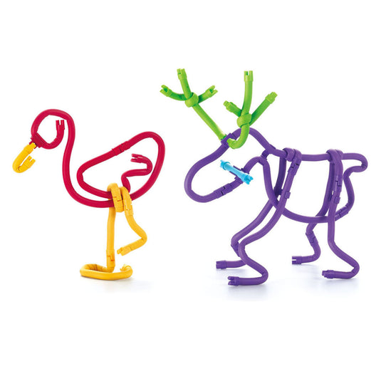 Spaghetteez 3d art flexibele bouwstaafjes, 70dlg.