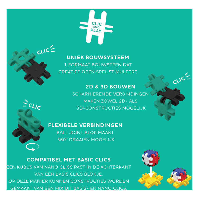 Load image into Gallery viewer, Clics nano - creative builders, 125dlg.
