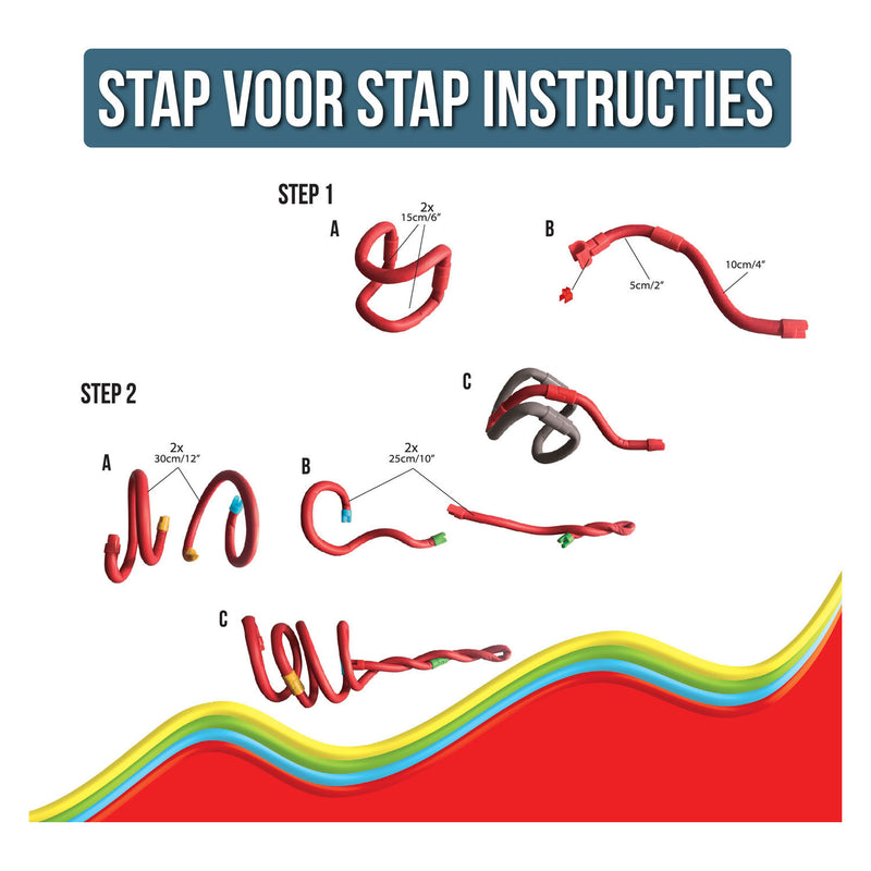 Load image into Gallery viewer, Clics spaghetteez velociraptor flexibele bouwstaafjes, 34dlg.
