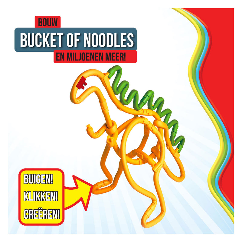 Load image into Gallery viewer, Clics spaghetteez flexibele bouwstaafjes in opbergbox, 200dlg.
