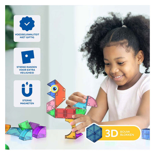 Clics cubixx magnetische bouwspeelgoed - 85dlg.