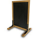 Stoepbord deflecto bruin 560 mm x 450 mm x 810 mm