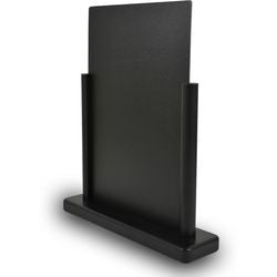 Tafelkrijtbord zw tcb-sm-blk deflecto