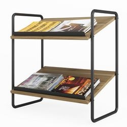 Displaystandaard meet powered by paperflow bruin 370 mm x 720 mm x 720 mm