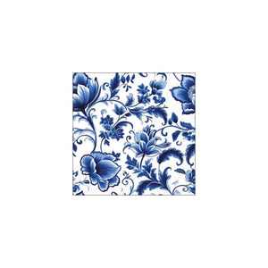 Ambiente servetten 25cm delft blauw florals fsc mix