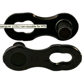 KMC MissingLink DLC 12 - 5.2mm - Zwart
