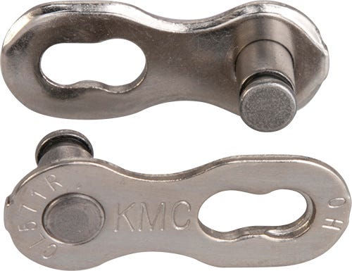 Load image into Gallery viewer, KMC missingLink 7 8R EPT fietsslot 7,3mm zilver
