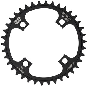 KMC tandwiel 38T, aluminium 1 2x1 .BCD 104mm. kettinglijn 3.0mm single speed