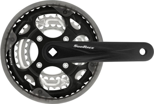 Sunrace - SunRace crankstel FCM300 -5mm 28-38-48 170mm m CG zw zi