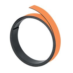 Magneetstrip franken magnetisch 100 x 1 cm oranje